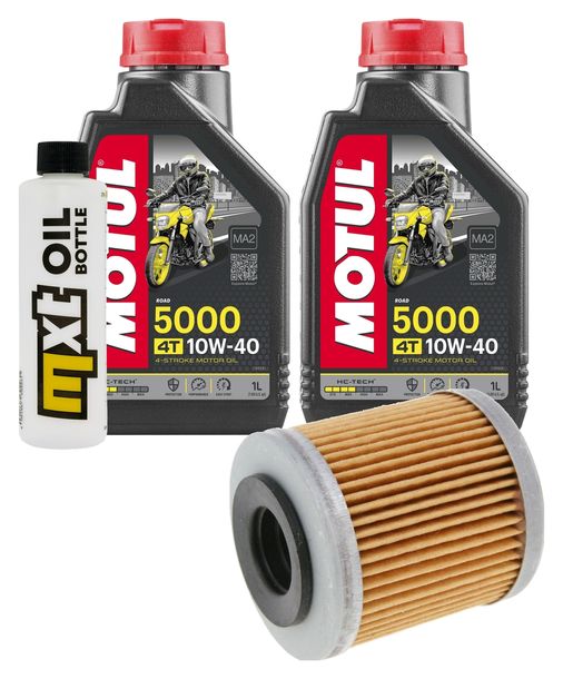 Inspektionspaket 2L 10W-40 + Ölfilter für Derbi GPR Racing 125 ccm Bj. 2015 - 2016