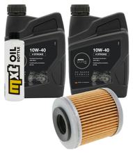 Paquet d'inspection 2L 10W-40+filtre à huile pour Derbi GPR Racing 125 ccm Année 2015 - 2016