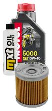 Inspektionspaket 1L 10W-40 + Ölfilter für Derbi Senda Cross City Terra Adventure 125 ccm Bj. 2008 - 2011