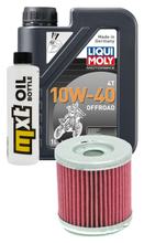 Inspektionspaket 1L 10W-40 + Ölfilter für Derbi Senda Cross City Terra Adventure 125 ccm Bj. 2008 - 2011