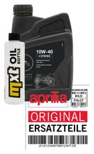 Inspektionspaket 1L 10W-40 + Ölfilter für Derbi Senda Cross City Terra Adventure 125 ccm Bj. 2008 - 2011