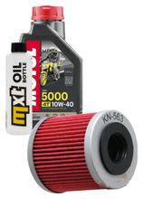 Inspektionspaket 1L 10W-40 + Ölfilter für Derbi Senda Cross City Terra Adventure 125 ccm Bj. 2010 - 2013