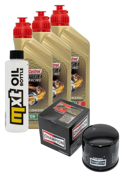 Inspektionspaket 3L 10W-50 + Ölfilter für Ducati Scrambler 400 ccm Bj. 2016 - 2017
