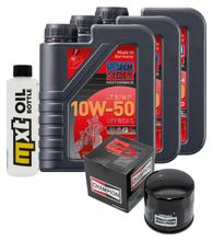 Pacote de Inspeção 3L 10W-50 + Filtro de Óleo para Ducati Scrambler 400 ccm Ano de Fabricação 2016 - 2017