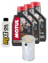 Pacote de Inspeção 3L 20W-50 + Filtro de Óleo para Harley Davidson FXDWGI EFI Dyna Wide Glide 1340 ccm Ano. 1993 - 1998
