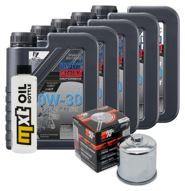 Pacchetto di ispezione 5L 10W-30 + filtro olio per Honda CRF Africa Twin 1000 ccm Anno 2016 - 2017