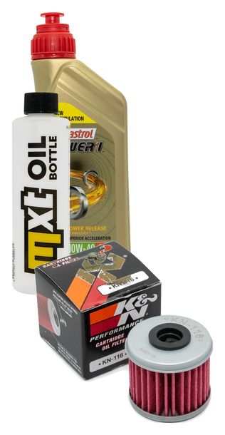 Pacchetto di ispezione 1L 10W-40+filtro olio per Honda CRF F 150 ccm Anno 2010
