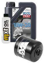 Inspekční balíček 1L 10W-30 + olejový filtr + 1x zapalovací svíčka pro Honda NSS Forza 125 ccm