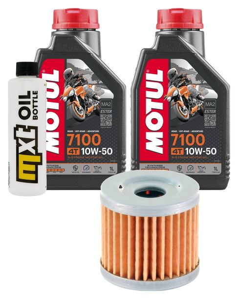 Inspektionspaket 2L 10W-50 + Ölfilter für Hyosung GT R Pro Comet 125 ccm Bj. 2015 - 2016