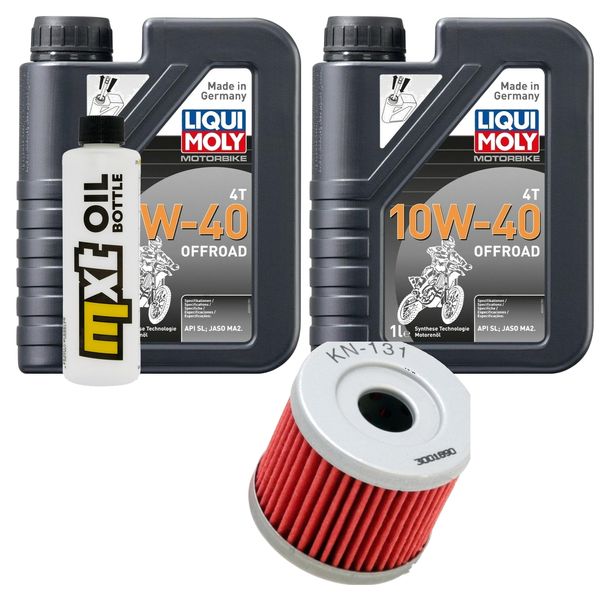 Inspektionspaket 2L 10W-40 + Ölfilter für Hyosung GV Aguila Classic 125 ccm Bj. 2009