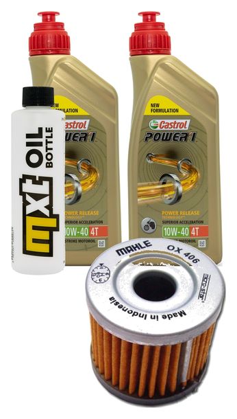 Inspektionspaket 2L 10W-40 + Ölfilter für Hyosung GV Aguila Classic 125 ccm Bj. 2009