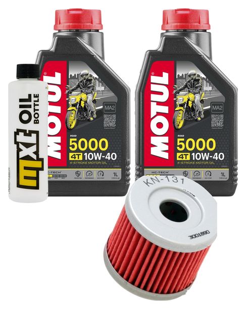 Inspektionspaket 2L 10W-40 + Ölfilter für Hyosung GV Aguila Classic 125 ccm Bj. 2009