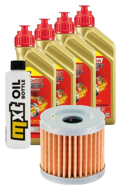 4L 5W-40 inspection package+ oil filter for Hyosung GV i Pro 650 ccm Year 2015