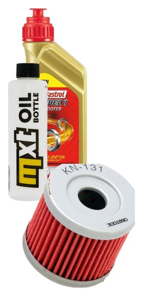 Pacchetto di ispezione 1L 5W-40+filtro olio per Hyosung Karion 125 ccm Anno 2015 - 2016