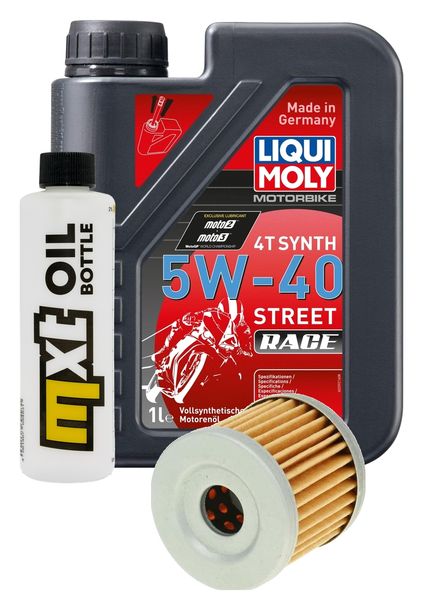 Inspektionspaket 1L 5W-40 + Ölfilter für Hyosung Karion 125 ccm Bj. 2015 - 2016