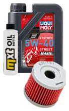 Inspectiepakket 1L 5W-40 + Oliefilter voor Hyosung Karion 125 ccm Bouwjaar 2015 - 2016