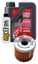 Paquet d'inspection 1L 5W-40+filtre à huile pour Hyosung Karion 125 ccm Année 2015 - 2016
