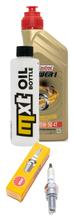 Pacchetto di ispezione 1L 15W-40 + filtro olio + 1x candela per Kawasaki J SE 125 ccm