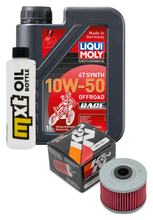 Pacchetto di ispezione 1L 10W-50+filtro olio per Kawasaki KLX 110 ccm Anno 2010 - 2019