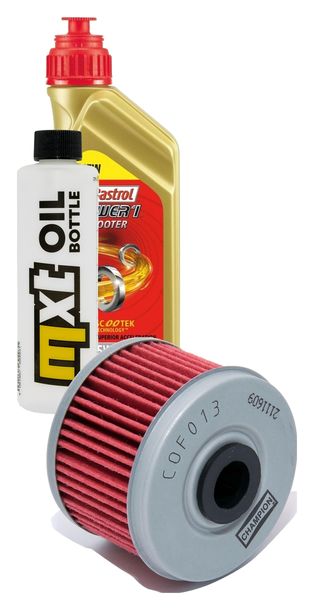 Inspektionspaket 1L 5W-40 + Ölfilter für Kawasaki KX F 450 ccm Bj. 2016