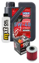 Paquete de inspección 1L 5W-40 con filtro de aceite para Kawasaki KX F 450 ccm Año 2016