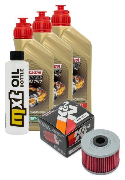 Inspektionspaket 3L 10W-50 + Ölfilter für Kawasaki Z SL 250 ccm Bj. 2015 - 2016