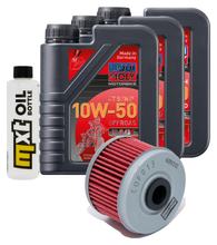 Pacote de Inspeção 3L 10W-50 + Filtro de Óleo para Kawasaki Z SL 250 ccm Ano Modelo 2015 - 2016