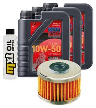 Pacote de Inspeção 3L 10W-50 + Filtro de Óleo para Kawasaki Z SL 250 ccm Ano Modelo 2015 - 2016
