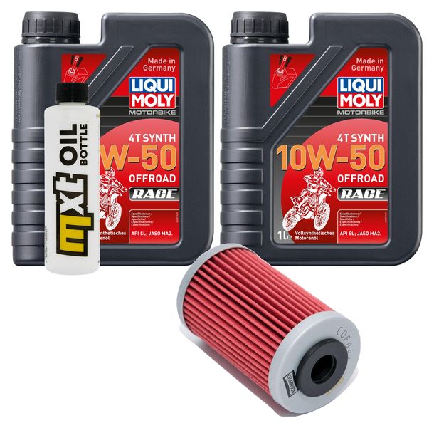 Paquete de inspección 2L 10W-50+filtro de aceite para KTM Enduro R 690 ccm Año 2016 - 2017