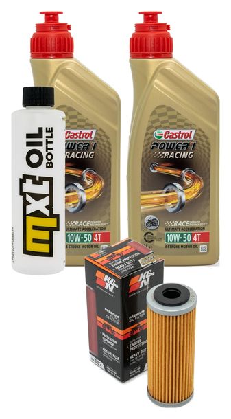 Inspektionspaket 2L 10W-50 + Ölfilter für KTM SX-F Racing 450 ccm Bj. 2016