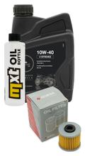 Inspectiepakket 1L 10W-40 + Oliefilter + 1x Bougie voor Kymco New Downtown i 125 ccm