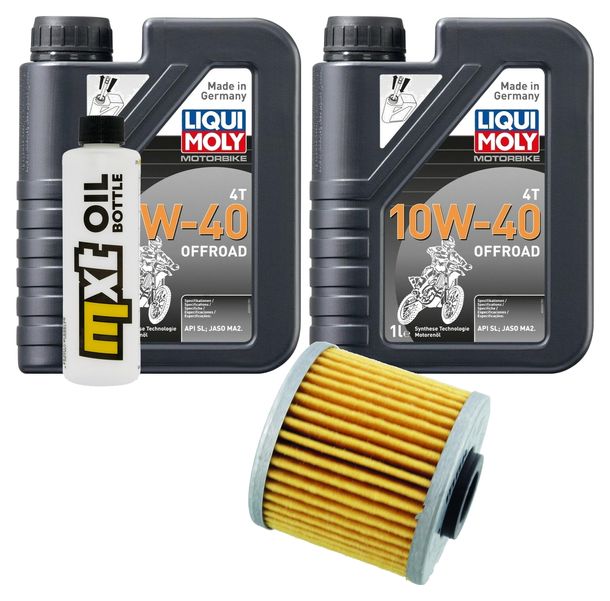 Inspektionspaket 2L 10W-40 + Ölfilter für Kymco New Downtown i 350 ccm