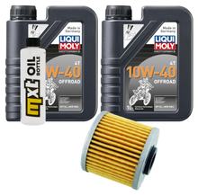 Pacchetto di ispezione 2L 10W-40+filtro olio per Kymco New Downtown i 350 ccm