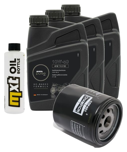 Inspektionspaket 3L 10W-50 + Ölfilter für Moto Guzzi Bellagio Aguila Nera 940 ccm Bj. 2009 - 2013
