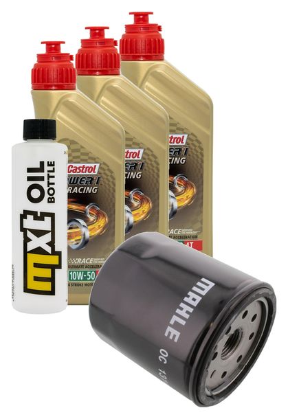 Inspektionspaket 3L 10W-50 + Ölfilter für Moto Guzzi Bellagio Aguila Nera 940 ccm Bj. 2009 - 2013