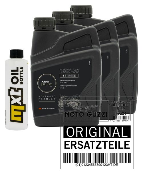 Inspektionspaket 3L 10W-50 + Ölfilter für Moto Guzzi Bellagio Aguila Nera 940 ccm Bj. 2014