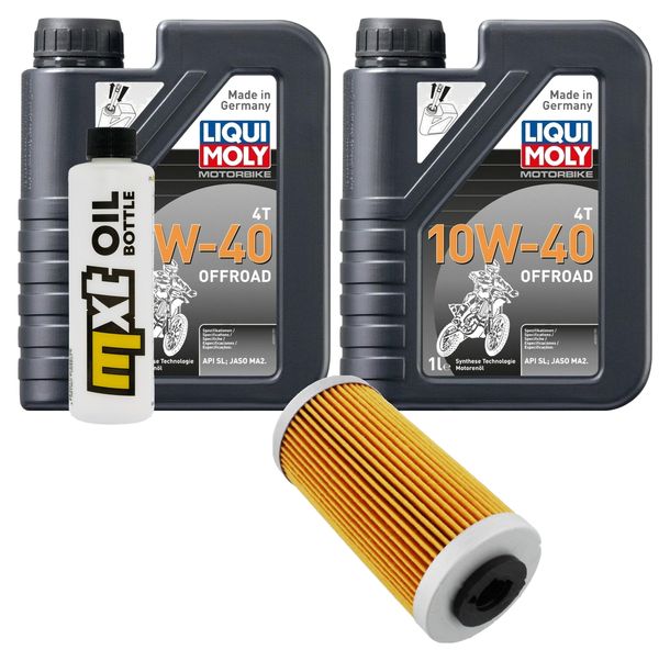 Pacchetto di ispezione 2L 10W-40+filtro olio per Sherco SE 5.1 i 510 ccm Anno 2010