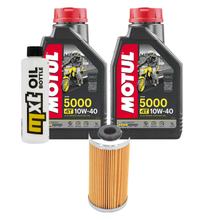 Paquete de inspección 2L 10W-40 y filtro de aceite para Sherco SE 5.1 i 510 ccm Año 2010