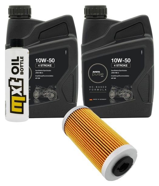 Inspektionspaket 2L 10W-50 + Ölfilter für Sherco SEF 4.5 i R Sixdays 450 ccm Bj. 2016 - 2019