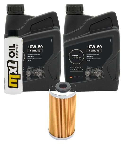 Inspektionspaket 2L 10W-50 + Ölfilter für Sherco SEF 4.5 i R Sixdays 450 ccm Bj. 2016 - 2019