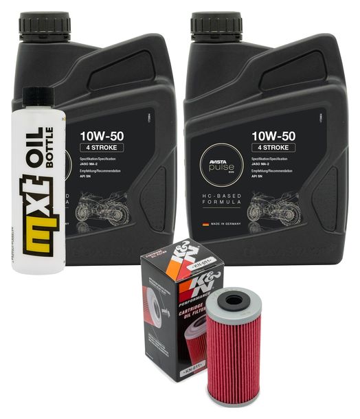 Inspektionspaket 2L 10W-50 + Ölfilter für Sherco SEF 4.5 i R Sixdays 450 ccm Bj. 2016 - 2019