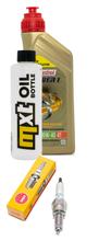 Inspectiepakket 1L 10W-40 + Oliefilter + 1x Bougie voor Suzuki Address 110 ccm