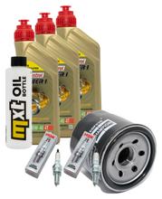 Paquete de inspección 3L 10W-40 + filtro de aceite + 2 bujías para Suzuki DL V-Strom A AJE XTA XTAUE 650 ccm Año 2016