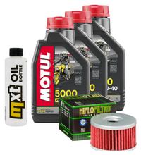 Pacchetto di ispezione 3L 10W-40 + filtro olio + 1x candela per Suzuki LS Savage P 650 ccm Anno 2000