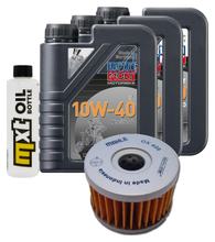 Inspectiepakket 3L 10W-40 + Oliefilter + 1x Bougie voor Suzuki LS Savage P 650 ccm Bj. 2000