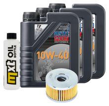 Inspectiepakket 3L 10W-40 + Oliefilter + 1x Bougie voor Suzuki LS Savage P 650 ccm Bj. 2000