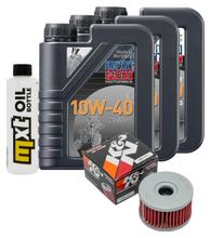 Inspectiepakket 3L 10W-40 + Oliefilter + 1x Bougie voor Suzuki LS Savage P 650 ccm Bj. 2000