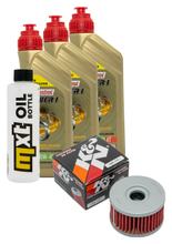 Inspection package 3L 10W-40 + oil filter + 1x spark plug for Suzuki LS Savage P 650 ccm Year 2000