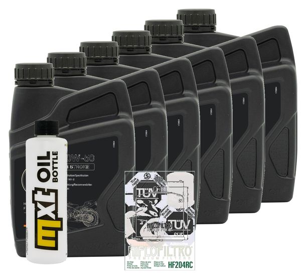 Inspektionspaket 6L 10W-50 + Ölfilter für Triumph Rocket III Roadster 2300 ccm Bj. 2013 - 2014