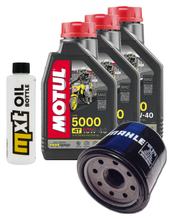 3L 10W-40 inspection package+ oil filter for Yamaha MT-03 A Tracer 7 GT, Honda CBR FA 320 - 700 ccm Year 2016 - 2022